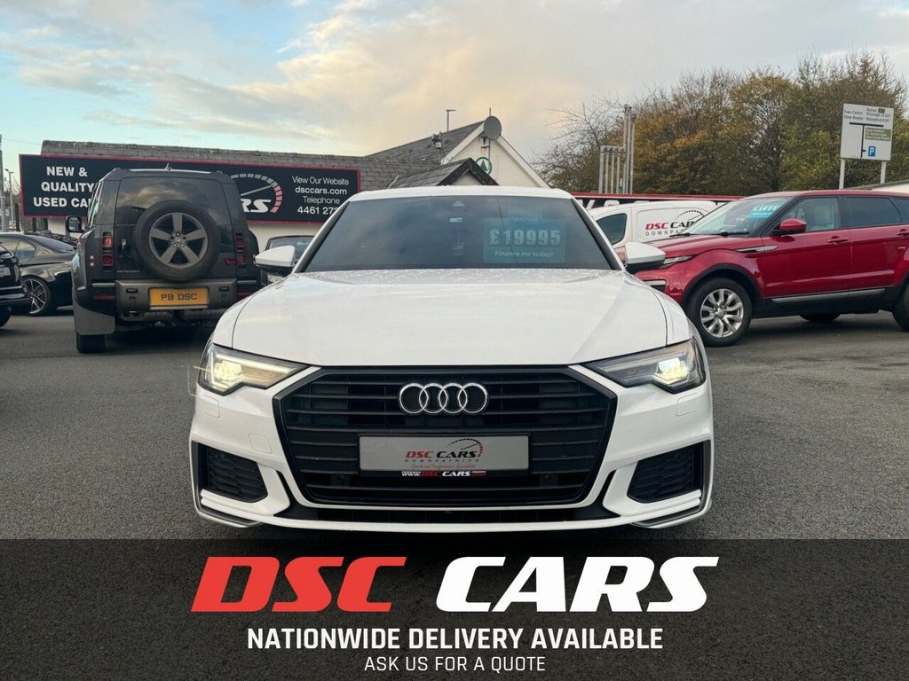 USED 2018 68 AUDI A6 2.0 TDI S LINE MHEV 4d 202 BHP 20' ALLOYS + PRIVACY GLASS