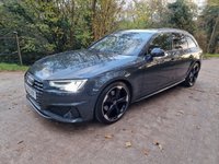 USED 2019 19 AUDI A4 2.0 AVANT TFSI BLACK EDITION MHEV 5d 188 BHP ZERO DEPOSIT FINANCE AVAILABLE