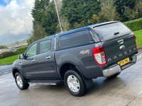 USED 2018 18 FORD RANGER 2.2 LIMITED 4X4 SUPER CAB TDCI 2d 158 BHP ** NO VAT * *  SAT NAV ** CAMERA