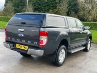 USED 2018 18 FORD RANGER 2.2 LIMITED 4X4 SUPER CAB TDCI 2d 158 BHP ** NO VAT * *  SAT NAV ** CAMERA