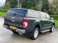 USED 2018 18 FORD RANGER 2.2 LIMITED 4X4 SUPER CAB TDCI 2d 158 BHP ** NO VAT * *  SAT NAV ** CAMERA