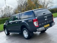 USED 2018 18 FORD RANGER 2.2 LIMITED 4X4 SUPER CAB TDCI 2d 158 BHP ** NO VAT * *  SAT NAV ** CAMERA