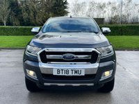 USED 2018 18 FORD RANGER 2.2 LIMITED 4X4 SUPER CAB TDCI 2d 158 BHP ** NO VAT * *  SAT NAV ** CAMERA