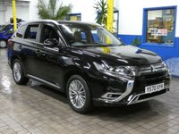 USED 2021 70 MITSUBISHI OUTLANDER 2.4 PHEV EXCEED SAFETY 5d 222 BHP 4WD SAT NAV LEATHER HEATED SEATS REAR VIEW CAMERA PARKING SENSORS 1 OWNER MITSUBISHI WARRANTY TILL JAN 2026 LONDON PCO COMPLIANT