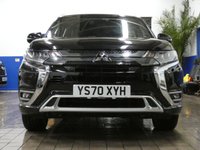 USED 2021 70 MITSUBISHI OUTLANDER 2.4 PHEV EXCEED SAFETY 5d 222 BHP 4WD SAT NAV LEATHER HEATED SEATS REAR VIEW CAMERA PARKING SENSORS 1 OWNER MITSUBISHI WARRANTY TILL JAN 2026 LONDON PCO COMPLIANT