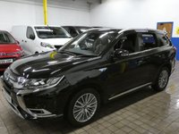 USED 2021 70 MITSUBISHI OUTLANDER 2.4 PHEV EXCEED SAFETY 5d 222 BHP 4WD SAT NAV LEATHER HEATED SEATS REAR VIEW CAMERA PARKING SENSORS 1 OWNER MITSUBISHI WARRANTY TILL JAN 2026 LONDON PCO COMPLIANT