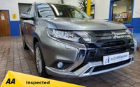 USED 2020 70 MITSUBISHI OUTLANDER 2.4 PHEV DESIGN 5d 222 BHP APP SAT NAV ANDROID APPLE CARPLAY REAR VIEW CAMERA HEATED SEATS 1 OWNER MITSUBISHI WARRANTY TILL SEPT 2025