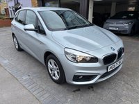 USED 2017 67 BMW 2 SERIES 1.5 218I SE ACTIVE TOURER 5d 134 BHP SAT NAV, BLACK LEATHER SPORT SEATS