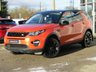 USED 2015 65 LAND ROVER DISCOVERY SPORT 2.0 TD4 HSE BLACK 5d 180 BHP Finished in PHOENIX ORANGE Metallic with contrasting EBONY Black Heated Leather. This Discovery Sport is practical, incredible off road and a comfy SUV that has 7 Seats that will swallow your family and luggage. FEATURES include BLACK PACK, Panoramic Glass Roof, Electric Rear Boot, Heated Leather, reversing Camera, DAB Radio, Park sensors, 2 keys and much more. Dealer serviced at 15690 miles, 28495 miles, 73539 miles and at 84183 miles on 5/10/2023.