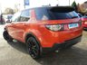 USED 2015 65 LAND ROVER DISCOVERY SPORT 2.0 TD4 HSE BLACK 5d 180 BHP Finished in PHOENIX ORANGE Metallic with contrasting EBONY Black Heated Leather. This Discovery Sport is practical, incredible off road and a comfy SUV that has 7 Seats that will swallow your family and luggage. FEATURES include BLACK PACK, Panoramic Glass Roof, Electric Rear Boot, Heated Leather, reversing Camera, DAB Radio, Park sensors, 2 keys and much more. Dealer serviced at 15690 miles, 28495 miles, 73539 miles and at 84183 miles on 5/10/2023.
