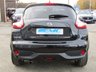 USED 2017 06 NISSAN JUKE 1.5 N-CONNECTA DCI 5d 110 BHP Finished in GARNET BLACK MET with contrasting BLACK LEATHER ALCANTARA trim. The Nissan Juke first appeared in 2010 and has remained a favourite with its eye catching looks. Ideal Mid Sized family car. Features include Sat Nav, Rear View Camera, DAB, B/Tooth, 17" Alloys Cruise Control and much more. Dealer serviced at 6298 miles, 12850 miles and recently at 30800 miles.