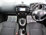 USED 2017 06 NISSAN JUKE 1.5 N-CONNECTA DCI 5d 110 BHP Finished in GARNET BLACK MET with contrasting BLACK LEATHER ALCANTARA trim. The Nissan Juke first appeared in 2010 and has remained a favourite with its eye catching looks. Ideal Mid Sized family car. Features include Sat Nav, Rear View Camera, DAB, B/Tooth, 17" Alloys Cruise Control and much more. Dealer serviced at 6298 miles, 12850 miles and recently at 30800 miles.