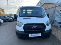 USED 2021 71 FORD TRANSIT 2.0 350 LEADER C/C ECOBLUE 130 BHP ALLOY BODY TIPPER LOW MILAGE - IMMACULATE CONDITION