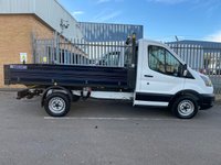 USED 2021 71 FORD TRANSIT 2.0 350 LEADER C/C ECOBLUE 130 BHP ALLOY BODY TIPPER LOW MILAGE - IMMACULATE CONDITION