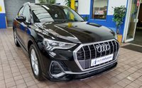 USED 2021 21 AUDI Q3 1.5 TFSI S LINE MHEV 5d 148 BHP SAT NAV PART LEATHER CRUISE AUDI VIRTUAL COCKPIT 1 OWNER EXCELLENT SERVICE HISTORY 6 MONTHS GOLD WARRANTY