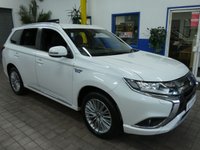 USED 2020 20 MITSUBISHI OUTLANDER 2.4 PHEV DYNAMIC 5d 222 BHP 4WD APP SAT NAV LEATHER HEATED SEATS REAR VIEW CAMERA 1 OWNER MITSUBISHI WARRANTY TILL MARCH 2025