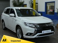USED 2020 20 MITSUBISHI OUTLANDER 2.4 PHEV DYNAMIC 5d 222 BHP 4WD APP SAT NAV LEATHER HEATED SEATS REAR VIEW CAMERA 1 OWNER MITSUBISHI WARRANTY TILL MARCH 2025