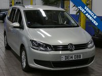 USED 2014 14 VOLKSWAGEN SHARAN 2.0 SE TDI DSG 5d 142 BHP 7 SEATS PARKING SENSORS 2 OWNERS SERVICE HISTORY