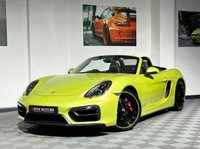 USED 2015 15 PORSCHE BOXSTER 3.4 GTS 2d 330 BHP PTS PERIDOT GREEN / MANUAL!!