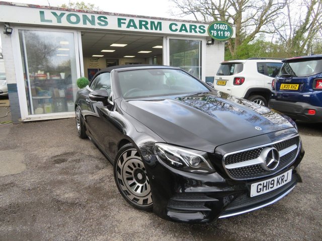 2019 19 Mercedes-Benz E-Class 2.0 E 350 AMG LINE MHEV 2d 295 BHP CONVERTIBLE AUTOMATIC