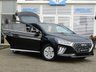 USED 2020 70 HYUNDAI IONIQ 1.6 PREMIUM MHEV 5d 140 BHP Finished in PHANTOM BLACK with Contrasting Grey Trim. The Hyundai Ioniq is a hybrid car that&rsquo;s cheap to run and big enough for small families. The electric motor can power the Ioniq by itself at slow speeds so you can cruise around town almost silently without using any fuel. Other features include Heated Seats and Steering Wheel, Sat Nav, Rear View Camera, DAB Radio, B/Tooth, 2 Keys and much more. DEALER SERVICED AT 9851 miles, 19660 miles, 29531 miles , 40403 miles and at 42825 miles.