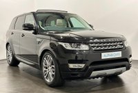 USED 2017 67 LAND ROVER RANGE ROVER SPORT 3.0 SDV6 HSE 5d 306 BHP Sliding Panoramic Roof, 4 - Zone Climate Control, 21" 5 Split Spoke Diamond Cut Alloy Wheels, Red Branded Brake Calipers , Striking High Gloss Santorini Black , Full Ivory Leather Interior
