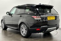 USED 2017 67 LAND ROVER RANGE ROVER SPORT 3.0 SDV6 HSE 5d 306 BHP Sliding Panoramic Roof, 4 - Zone Climate Control, 21" 5 Split Spoke Diamond Cut Alloy Wheels, Red Branded Brake Calipers , Striking High Gloss Santorini Black , Full Ivory Leather Interior