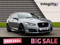 USED 2014 14 JAGUAR XF 3.0 D V6 R-SPORT SPORTBRAKE 5d 240 BHP SATELITTE NAVIGATION - BLUETOOTH HANDSFREE - 20" ALLOY WHEELS - JAGUAR SMART KEY - TINTED WINDOWS - 7" COLOUR TOUCH SCREEN - XENON HEADLIGHTS - REAR PARKING CAMERA