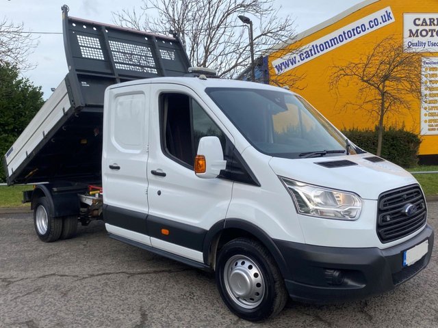 2017 66 Ford Transit 2.2 350 L3 D/CAB TIPPER [ ONE STOP ] POD TOOLBOX DRW 125 BHP
