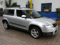 USED 2013 63 SKODA YETI 1.6 ELEGANCE GREENLINE II TDI CR 5d 103 BHP &pound;35 ROAD TAX LEATHER HEATED SEATS CRUISE CONTROL PARKING SENSORS 2 OWNERS 8 SERVICES TO 104K MILES