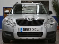USED 2013 63 SKODA YETI 1.6 ELEGANCE GREENLINE II TDI CR 5d 103 BHP &pound;35 ROAD TAX LEATHER HEATED SEATS CRUISE CONTROL PARKING SENSORS 2 OWNERS 8 SERVICES TO 104K MILES