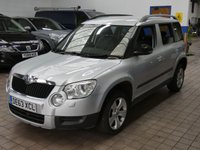 USED 2013 63 SKODA YETI 1.6 ELEGANCE GREENLINE II TDI CR 5d 103 BHP &pound;35 ROAD TAX LEATHER HEATED SEATS CRUISE CONTROL PARKING SENSORS 2 OWNERS 8 SERVICES TO 104K MILES