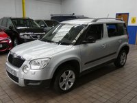 USED 2013 63 SKODA YETI 1.6 ELEGANCE GREENLINE II TDI CR 5d 103 BHP &pound;35 ROAD TAX LEATHER HEATED SEATS CRUISE CONTROL PARKING SENSORS 2 OWNERS 8 SERVICES TO 104K MILES
