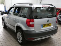 USED 2013 63 SKODA YETI 1.6 ELEGANCE GREENLINE II TDI CR 5d 103 BHP &pound;35 ROAD TAX LEATHER HEATED SEATS CRUISE CONTROL PARKING SENSORS 2 OWNERS 8 SERVICES TO 104K MILES