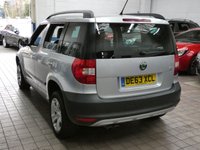 USED 2013 63 SKODA YETI 1.6 ELEGANCE GREENLINE II TDI CR 5d 103 BHP &pound;35 ROAD TAX LEATHER HEATED SEATS CRUISE CONTROL PARKING SENSORS 2 OWNERS 8 SERVICES TO 104K MILES