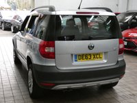 USED 2013 63 SKODA YETI 1.6 ELEGANCE GREENLINE II TDI CR 5d 103 BHP &pound;35 ROAD TAX LEATHER HEATED SEATS CRUISE CONTROL PARKING SENSORS 2 OWNERS 8 SERVICES TO 104K MILES