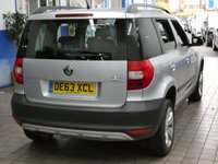 USED 2013 63 SKODA YETI 1.6 ELEGANCE GREENLINE II TDI CR 5d 103 BHP &pound;35 ROAD TAX LEATHER HEATED SEATS CRUISE CONTROL PARKING SENSORS 2 OWNERS 8 SERVICES TO 104K MILES