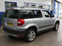 USED 2013 63 SKODA YETI 1.6 ELEGANCE GREENLINE II TDI CR 5d 103 BHP &pound;35 ROAD TAX LEATHER HEATED SEATS CRUISE CONTROL PARKING SENSORS 2 OWNERS 8 SERVICES TO 104K MILES