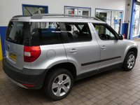 USED 2013 63 SKODA YETI 1.6 ELEGANCE GREENLINE II TDI CR 5d 103 BHP &pound;35 ROAD TAX LEATHER HEATED SEATS CRUISE CONTROL PARKING SENSORS 2 OWNERS 8 SERVICES TO 104K MILES