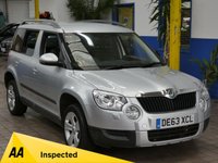 USED 2013 63 SKODA YETI 1.6 ELEGANCE GREENLINE II TDI CR 5d 103 BHP &pound;35 ROAD TAX LEATHER HEATED SEATS CRUISE CONTROL PARKING SENSORS 2 OWNERS 8 SERVICES TO 104K MILES