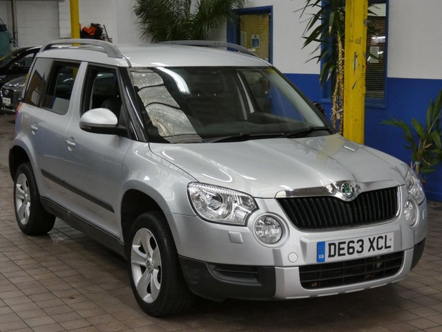 2013 63 Skoda Yeti 1.6 ELEGANCE GREENLINE II TDI CR 5d 103 BHP