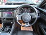 USED 2018 67 JAGUAR XF 2.0 D R-SPORT AWD 5d 177 BHP Finished in FIRENZE RED MET with contrasting BLACK HEATED LEATHER. If you want a fun to drive big executive estate 4X4  that is packed with high spec then look no fruther. To put in simply this Jaguar XF is one of the best driving cars in its class and one of the best looking. Features include Sat Nav, Heated seats, DAB, Power Boot, Cruise, LED run lights, Rear View Camera and much more. Dealer serviced at 20091 miles, 37323 miles and on arrival at 49842 miles.