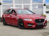 USED 2018 67 JAGUAR XF 2.0 D R-SPORT AWD 5d 177 BHP Finished in FIRENZE RED MET with contrasting BLACK HEATED LEATHER. If you want a fun to drive big executive estate 4X4  that is packed with high spec then look no fruther. To put in simply this Jaguar XF is one of the best driving cars in its class and one of the best looking. Features include Sat Nav, Heated seats, DAB, Power Boot, Cruise, LED run lights, Rear View Camera and much more. Dealer serviced at 20091 miles, 37323 miles and on arrival at 49842 miles.