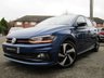 USED 2020 69 VOLKSWAGEN POLO 2.0 GTI PLUS TSI DSG 5d 198 BHP Finished in REEF BLUE METALLIC with contrasting Retro cloth trim. This Polo is quick and great fun to drive. The Polo is one of the best selling and popular small cars around. It is very comfortable and practical, with a distinct upmarket feel to it. Features include Virtual Dash, GTI Styling Pack, Red Brake Calipers, 17" Alloys, DAB, Apple Play, B/Tooth, Daytime Run Lights and much more. VW Dealer serviced at 18979 miles and at 37584 miles.