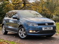 USED 2016 16 VOLKSWAGEN POLO 1.0 MATCH 3d 60 BHP 