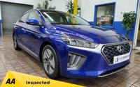 USED 2020 20 HYUNDAI IONIQ 1.6 PREMIUM SE MHEV 5d 140 BHP SAT NAV LEATHER HEATED SEATS REAR VIEW CAMERA 1 OWNER HYUNDAI WARRANTY TILL JUNE 2025