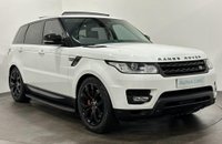 USED 2014 53 LAND ROVER RANGE ROVER SPORT 5.0 V8 AUTOBIOGRAPHY DYNAMIC 5d 510 BHP 5.0 V8 Autobiography Huge Specification , Complete Landrover Service Record, Fuji White, Full Ebony Leather, Electric Panoramic Slide Roof , Deployable Electric Towbar