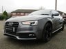 USED 2013 13 AUDI A5 2.0 SPORTBACK TDI QUATTRO S LINE S/S 5d 174 BHP Finished in MONSOON GREY with contrasting EBONY LEATHER HEATED SPORTS TRIM. This A5 is stylish, looks great and feels very well built. It has a plush interior with a sleek and attractive look. One of the most complete compact executive coupe on the market today. Features include, Sat Nav, Cruise Control, DAB Radio, 19" ALLOYS, Leather Heated Sports trim, B/Tooth, Rear Park Sensors and more. Dealer serviced at 14344 miles, 23386 miles, 25177 miles, 28348 miles and at 131179 miles (inc Cam Belt)