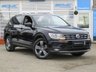 USED 2019 19 VOLKSWAGEN TIGUAN ALLSPACE 2.0 MATCH TDI 5d 148 BHP Finished in DEEP BLACK METALLIC with contrasting Cloth Trim. This Tiguan Allspace is a more practical, seven-seater version of the standard Tiguan SUV model. It has a bigger boot and third row of seats which means it can carry seven people and quite a bit more luggage than the Tiguan. Features include Sat Nav, DAB Radio, Cruise control, 18" Alloys, Apple Play, REAR CAMERA, AUTO PARK, ELECTRIC BOOT and more. Dealer serviced at 20216 miles, 36521 miles, 59006 miles and on arrival at 71255 miles.