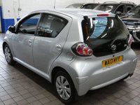 USED 2013 13 TOYOTA AYGO 1.0 VVT-I ICE 5d 68 BHP Low Mileage. Leather/Suede seats, Free to Tax. CAZ AND ULEZ Compliant. Excellent service history.